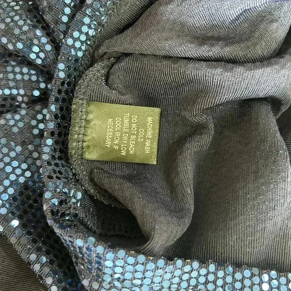 JM studio by John Meyer size 12 navy blue sequin festive dress elegant like new - Picture 7 of 7